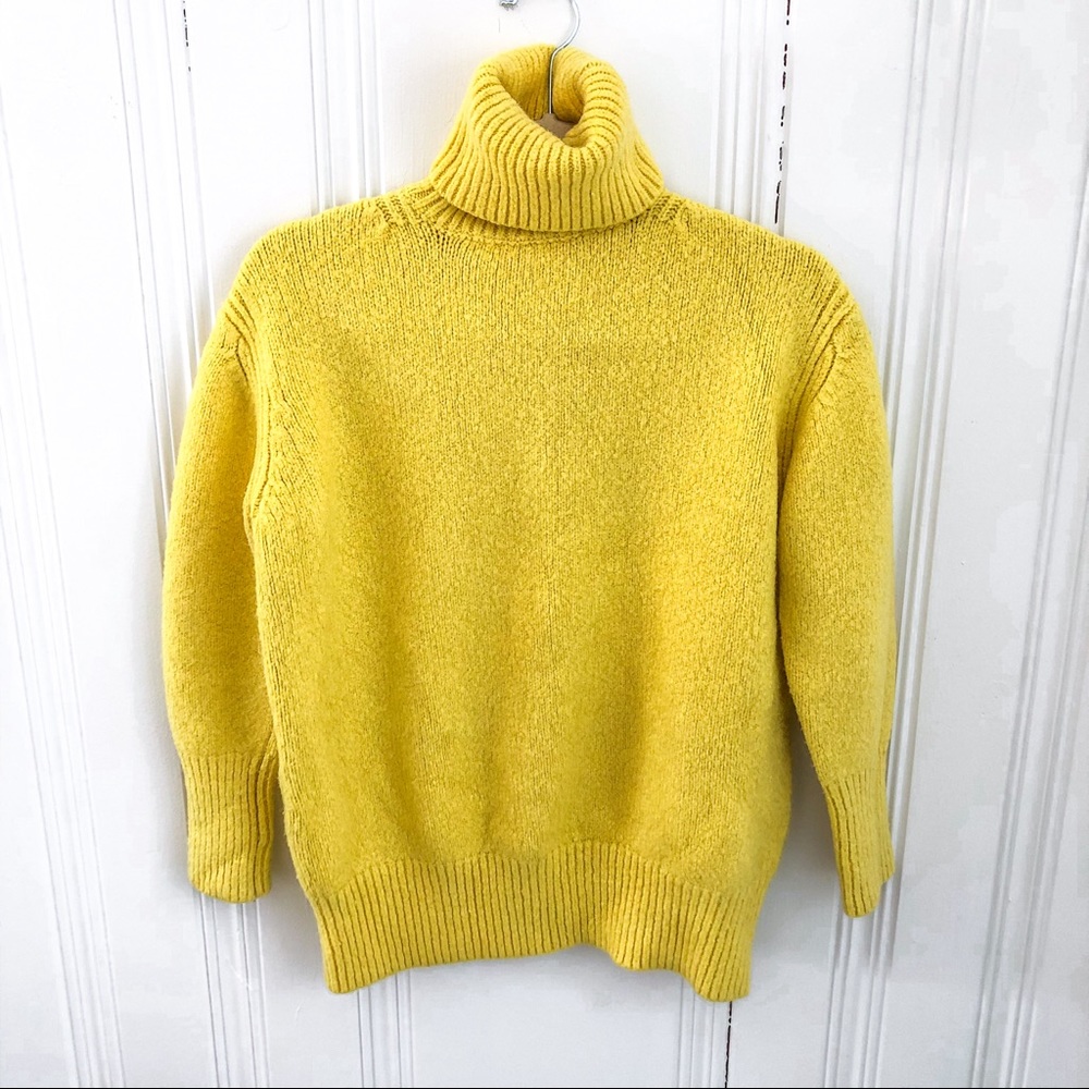 Vintage Yellow Turtleneck